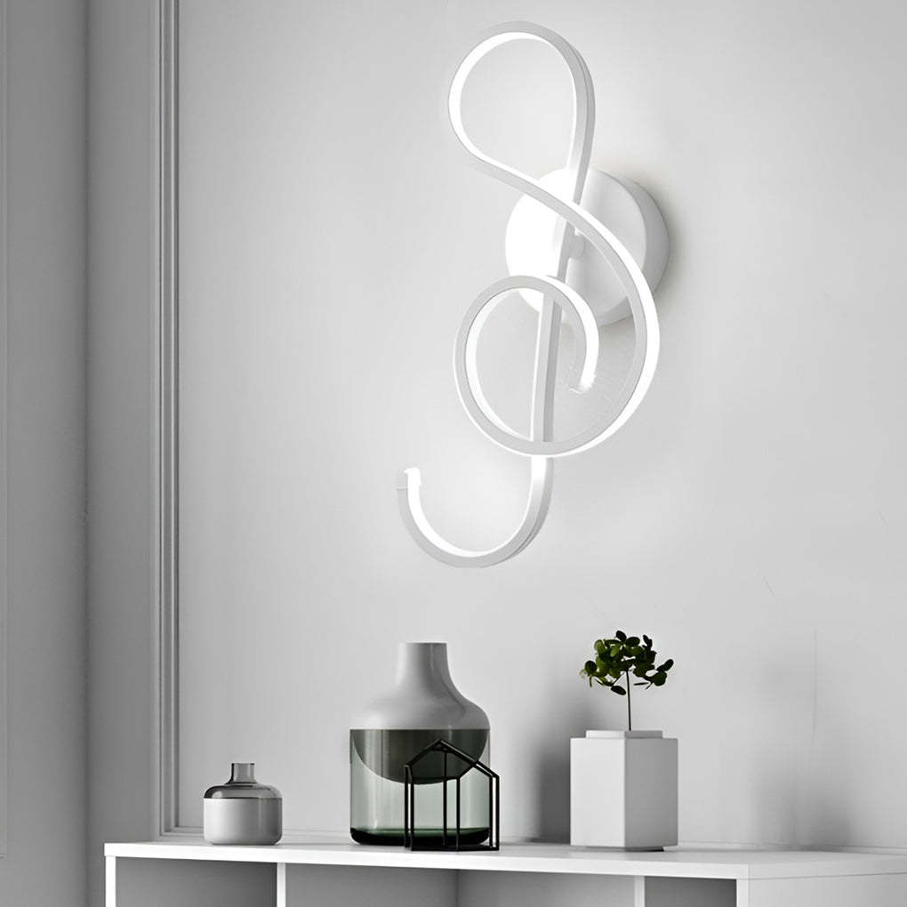 Musical Note LED Modern Wall Sconce