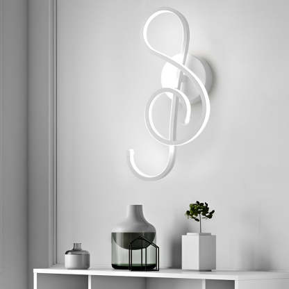 Musical Note LED Modern Wall Sconce