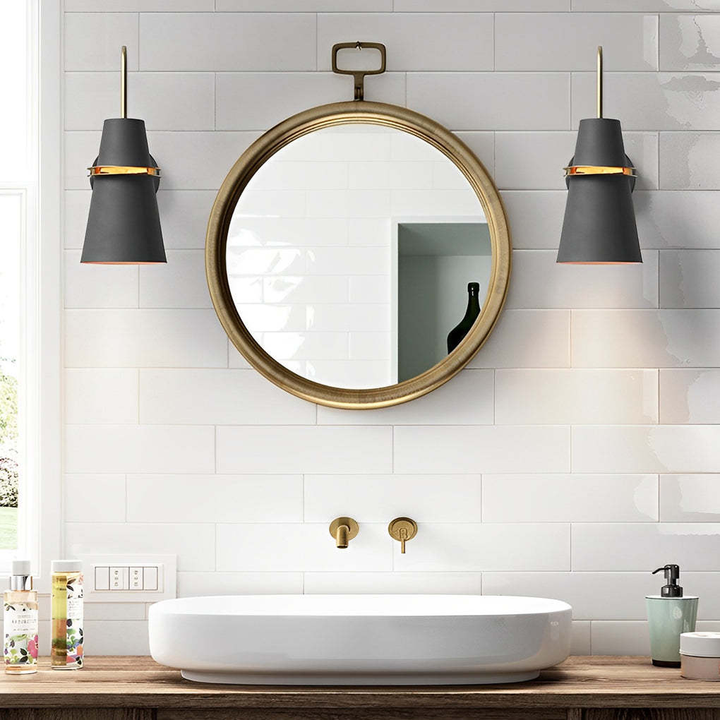 Iron Nordic Plug-In Wall Sconce