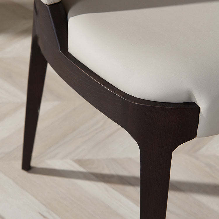 Microfiber Leather Upholstered Dining Chair