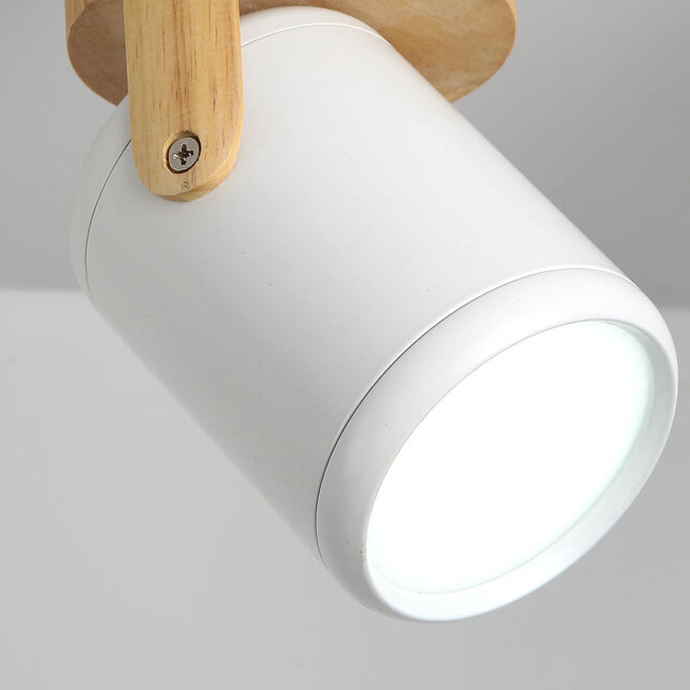 Nordic Minimalist Track Spotlight 1/3-Light Flush Mount