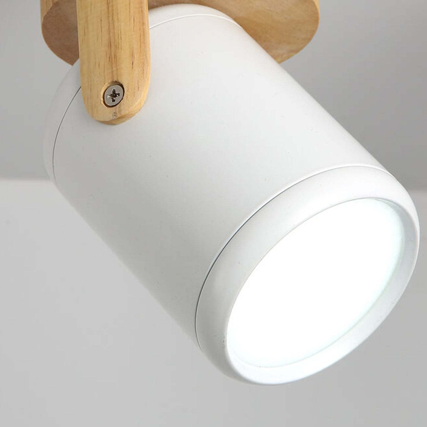 Nordic Minimalist Track Spotlight 1/3-Light Flush Mount