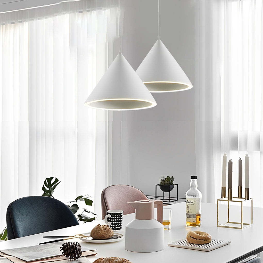 Minimalist Conical LED Macaron Nordic Kitchen Island Pendant