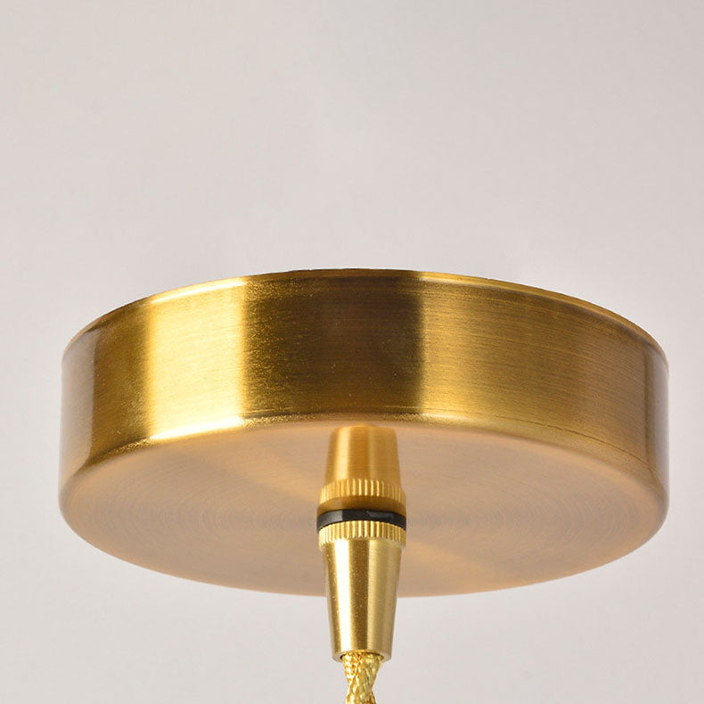 Modern Minimalist Oval Glass Orb Pendant
