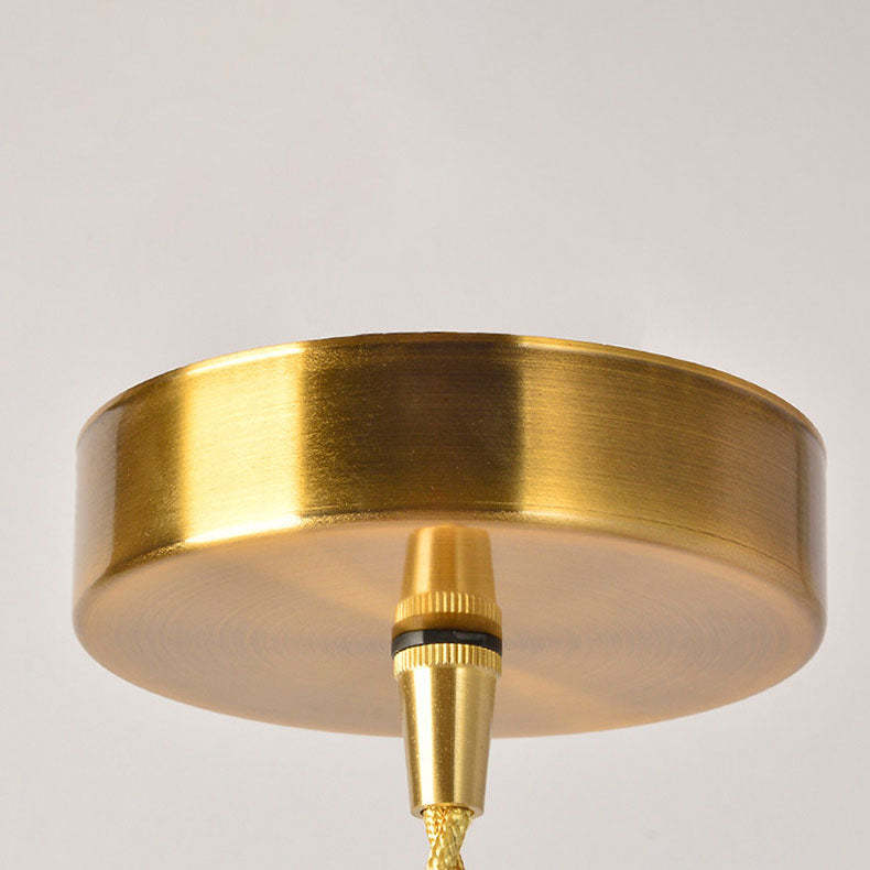 Modern Minimalist Oval Glass Orb Pendant