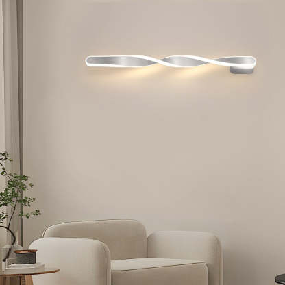 Spiral Long Strip LED 29W Minimalist Ins Wall Lamp Wall Sconce Lighting-Lighom