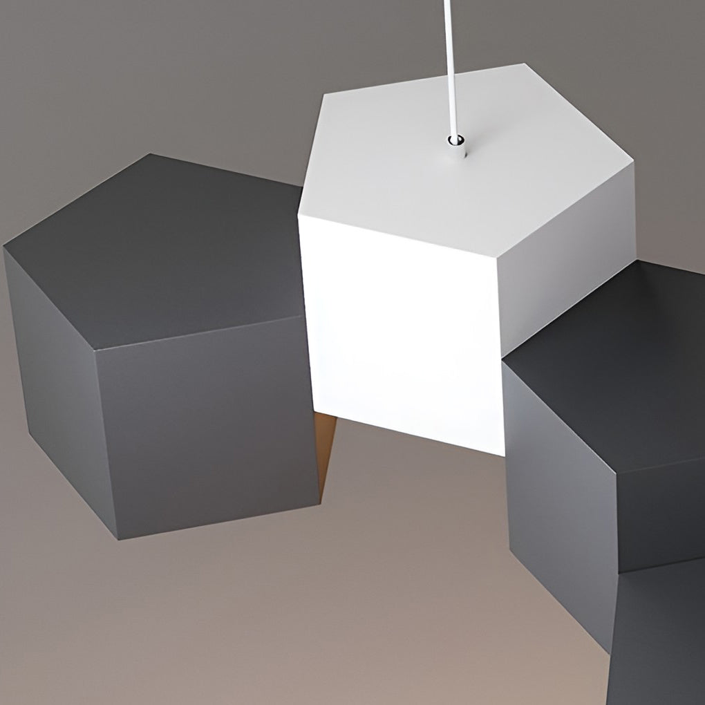Geometric LED Industrial Pendant Chandelier