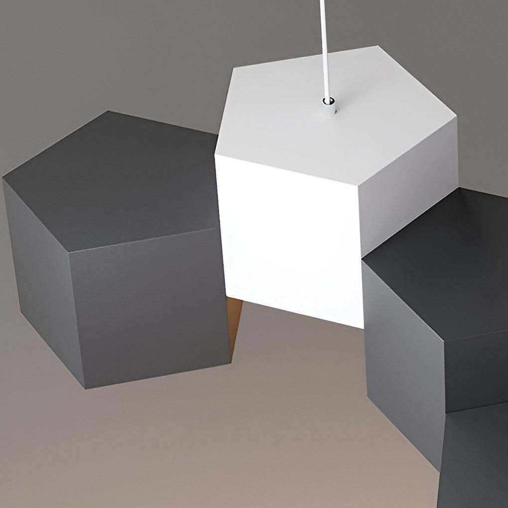 Geometric LED Industrial Pendant Chandelier