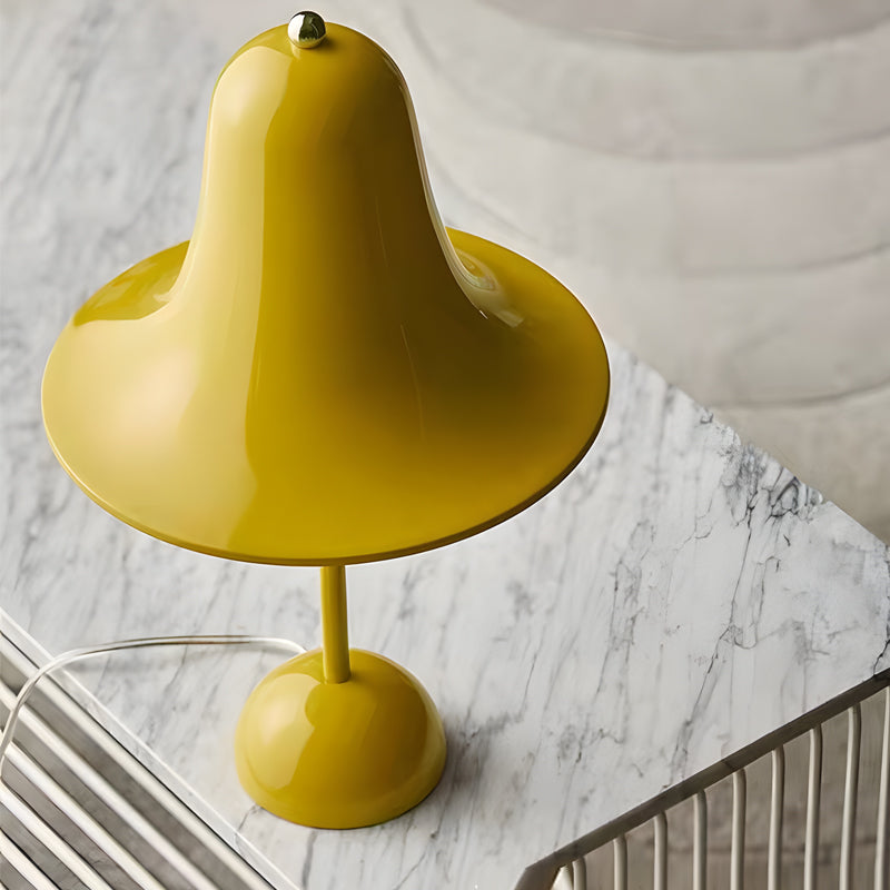 Polished Iron LED Nordic Portable Hat Table Lamp-Lighom