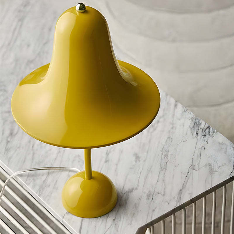 Polished Iron LED Nordic Portable Hat Table Lamp-Lighom