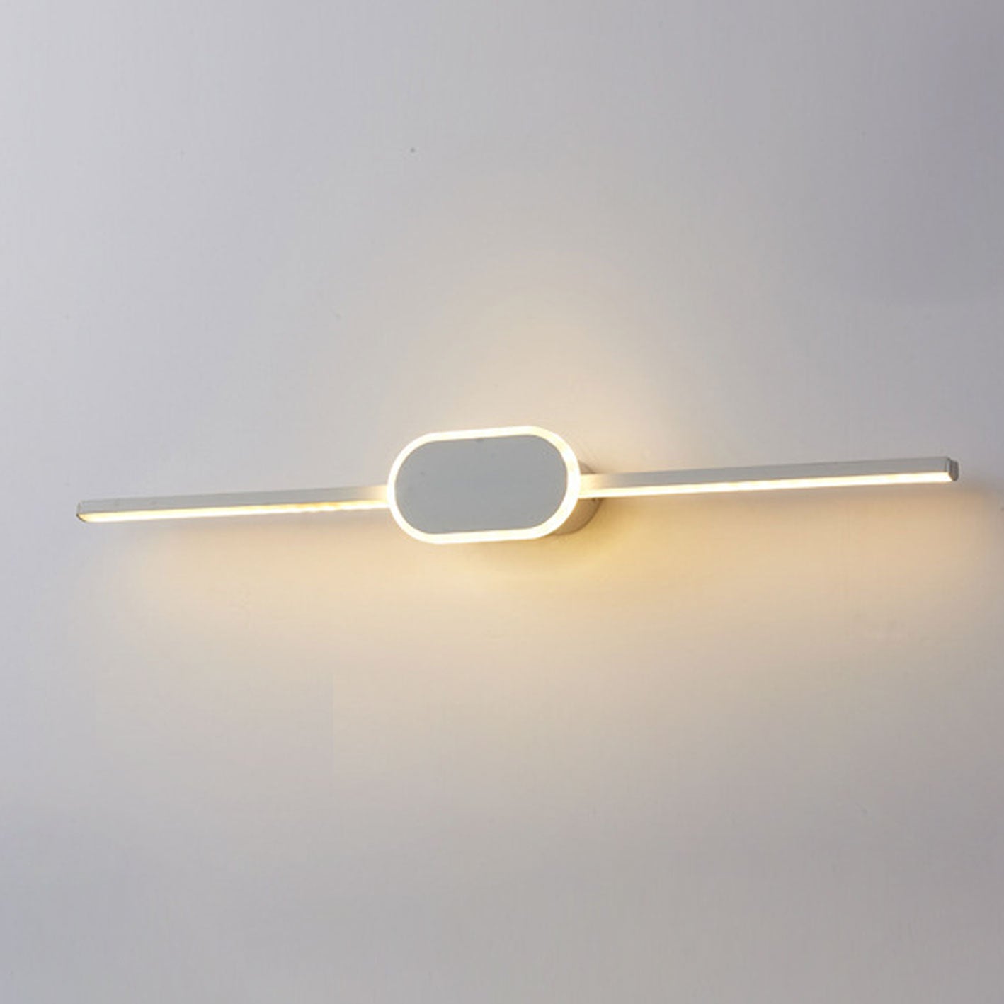 Minimalist Oval Base Vanity LED Sconce