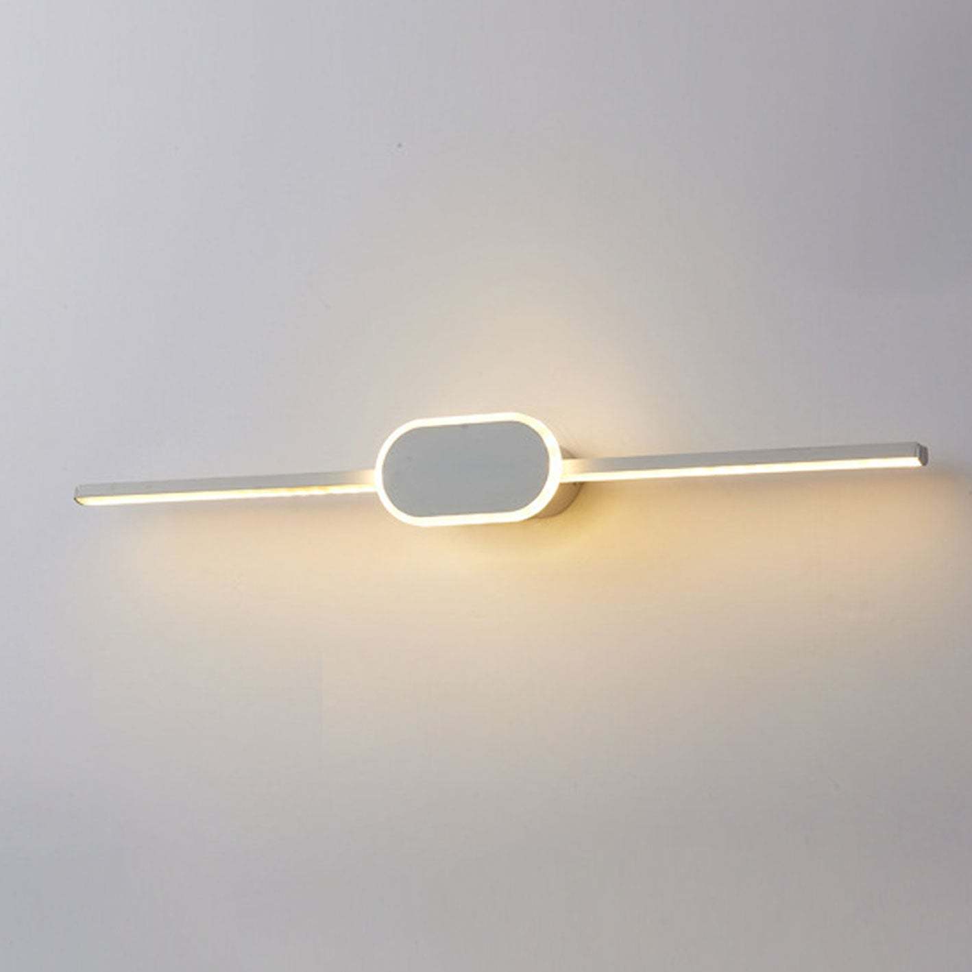 Minimalist Oval Base Vanity LED Sconce