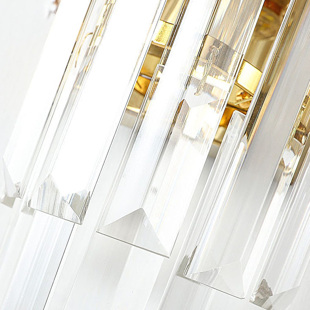 Creative Metal Crystal Glass LED Postmodern Wall Sconce Lighting-Lighom