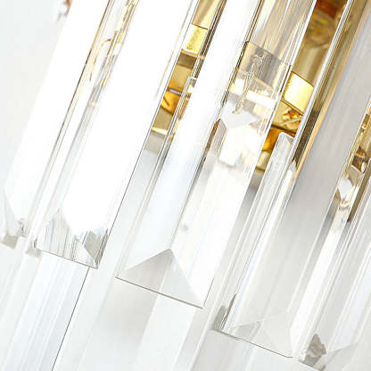 Creative Metal Crystal Glass LED Postmodern Wall Sconce Lighting-Lighom