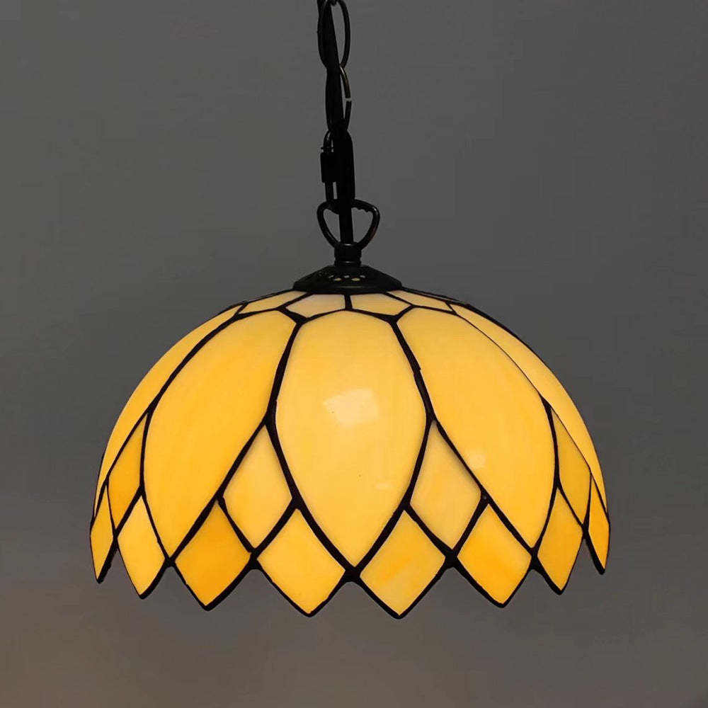 Tiffany European Milk White Glass Dome Pendant Light