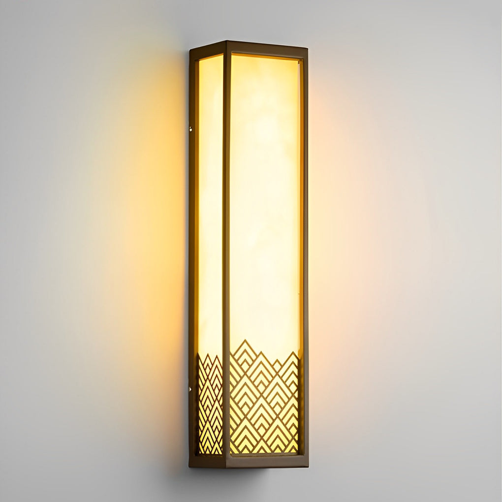 Vintage Waterproof Stainless Steel Brown Wall Lamp Exterior Lights-Lighom