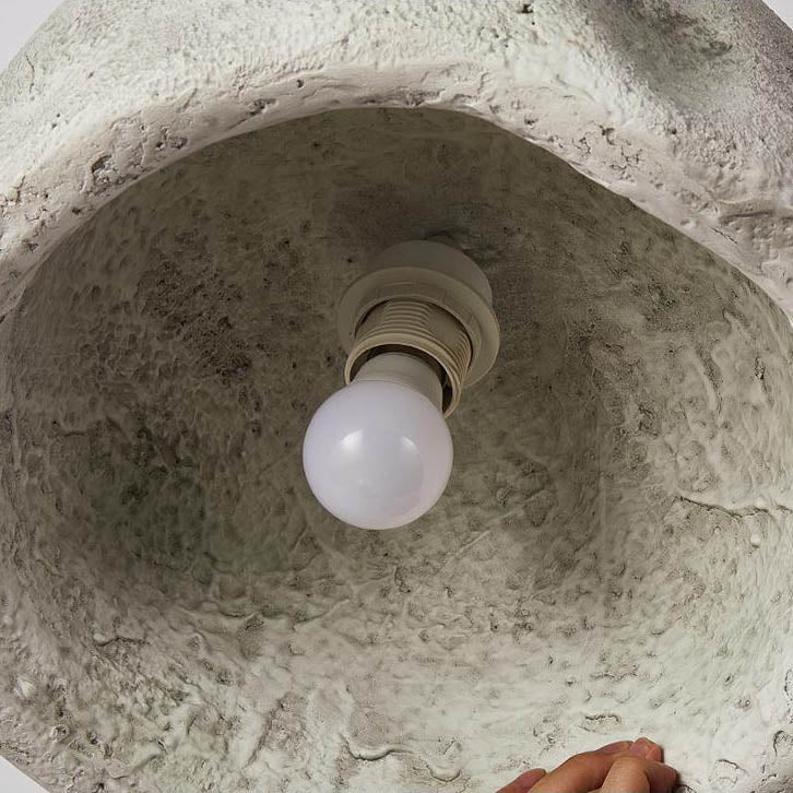 Nordic Rough Rock Semicircular Pendant Light