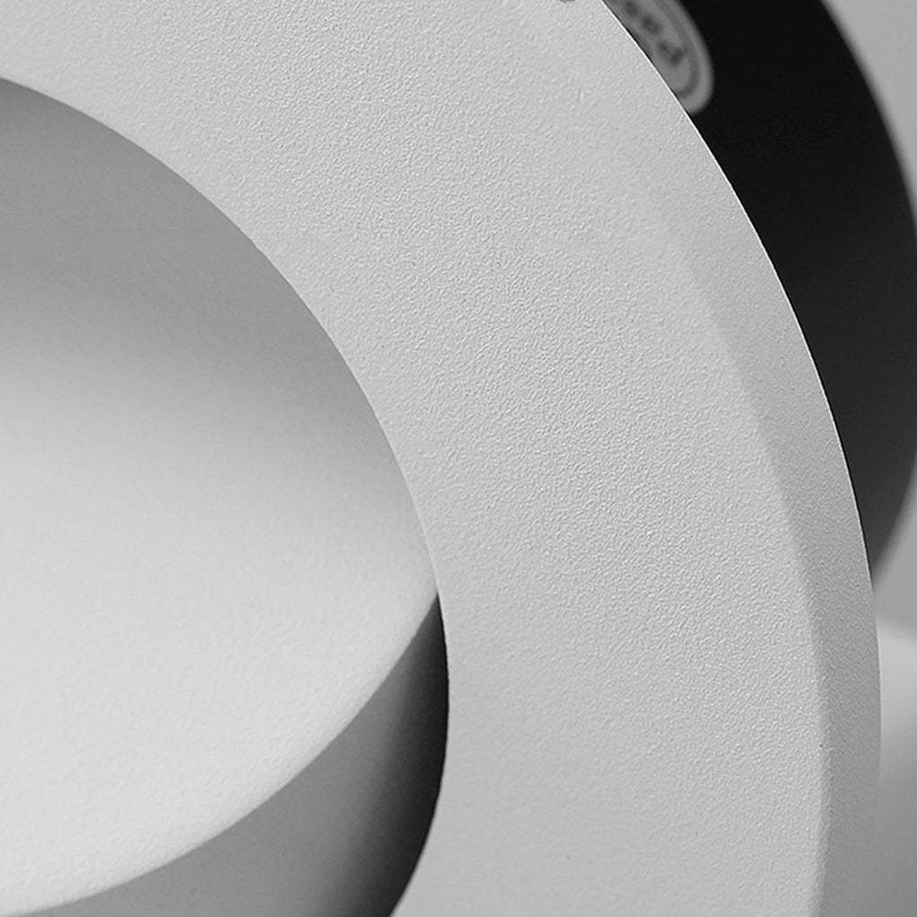 Round Square Adjustable 3W LED Recessed Nordic Wall Lamp Sconce Lighting-Lighom
