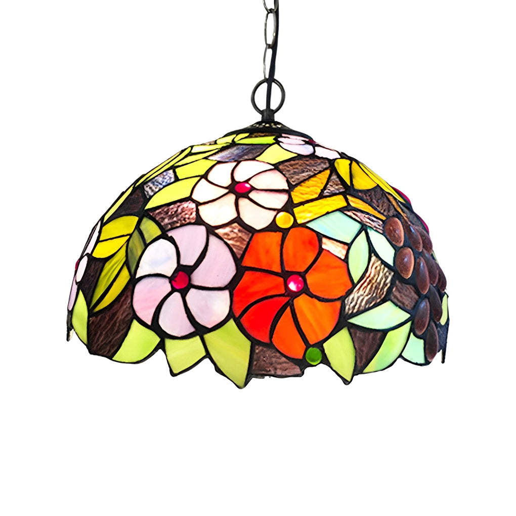 Handmade Baroque Colorful Glass European Chandelier