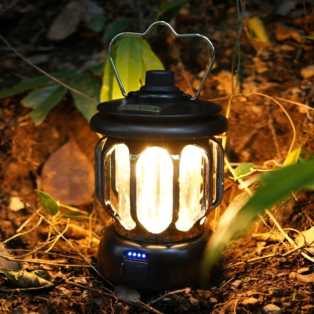 Portable Multi-function LED Waterproof Rechargeable Outdoor Lanterns-Lighom