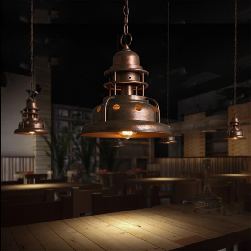 Industrial Truncated Dome Pendant Light