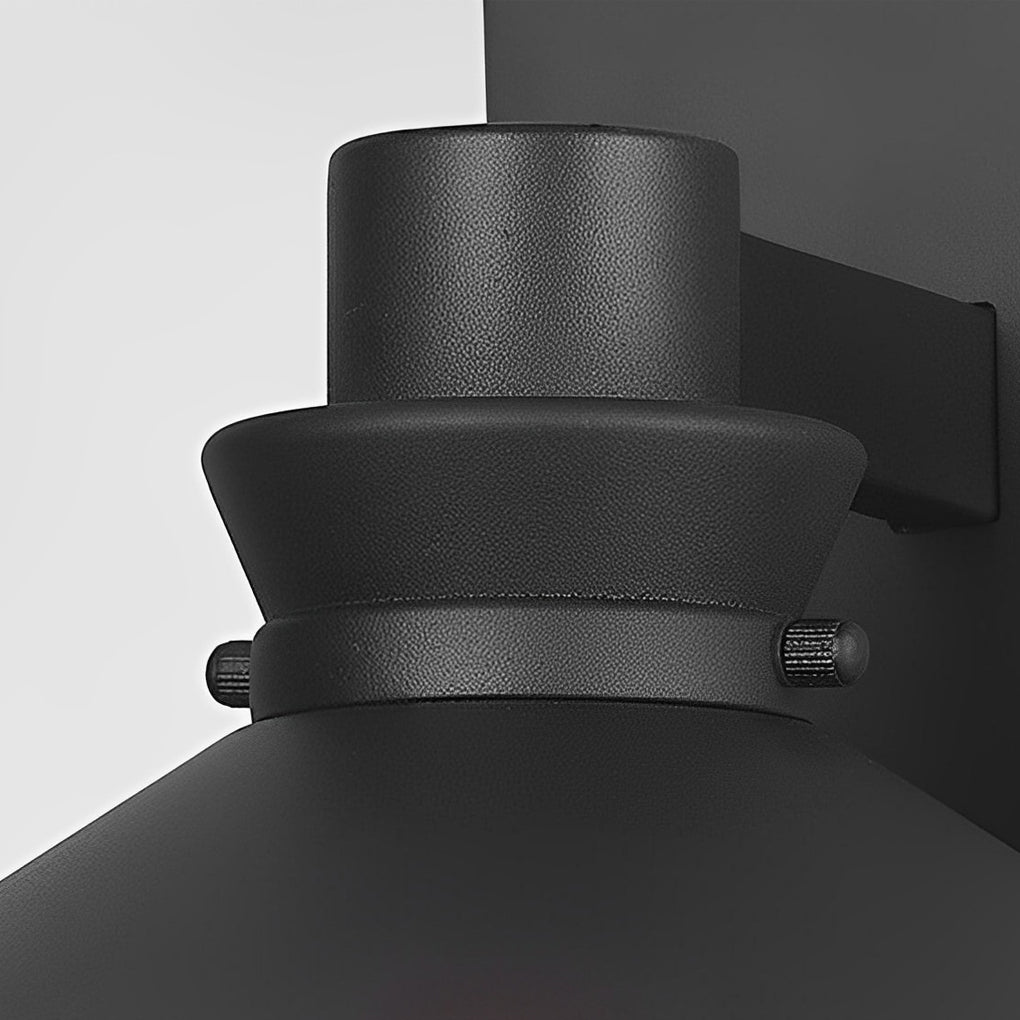 Minimalist Waterproof Black European-style Wall Lamp Exterior Lights-Lighom