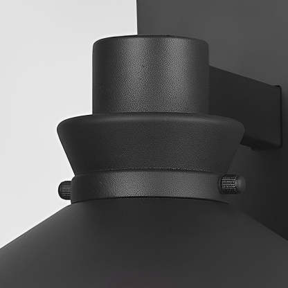 Minimalist Waterproof Black European-style Wall Lamp Exterior Lights-Lighom