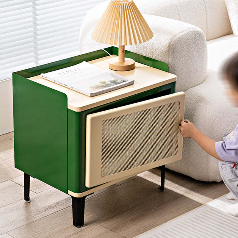 Nordic Square Metal 2-Tier Side Table