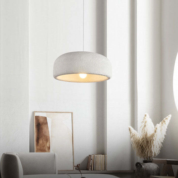 Minimalist Resin Dome Pendant Light