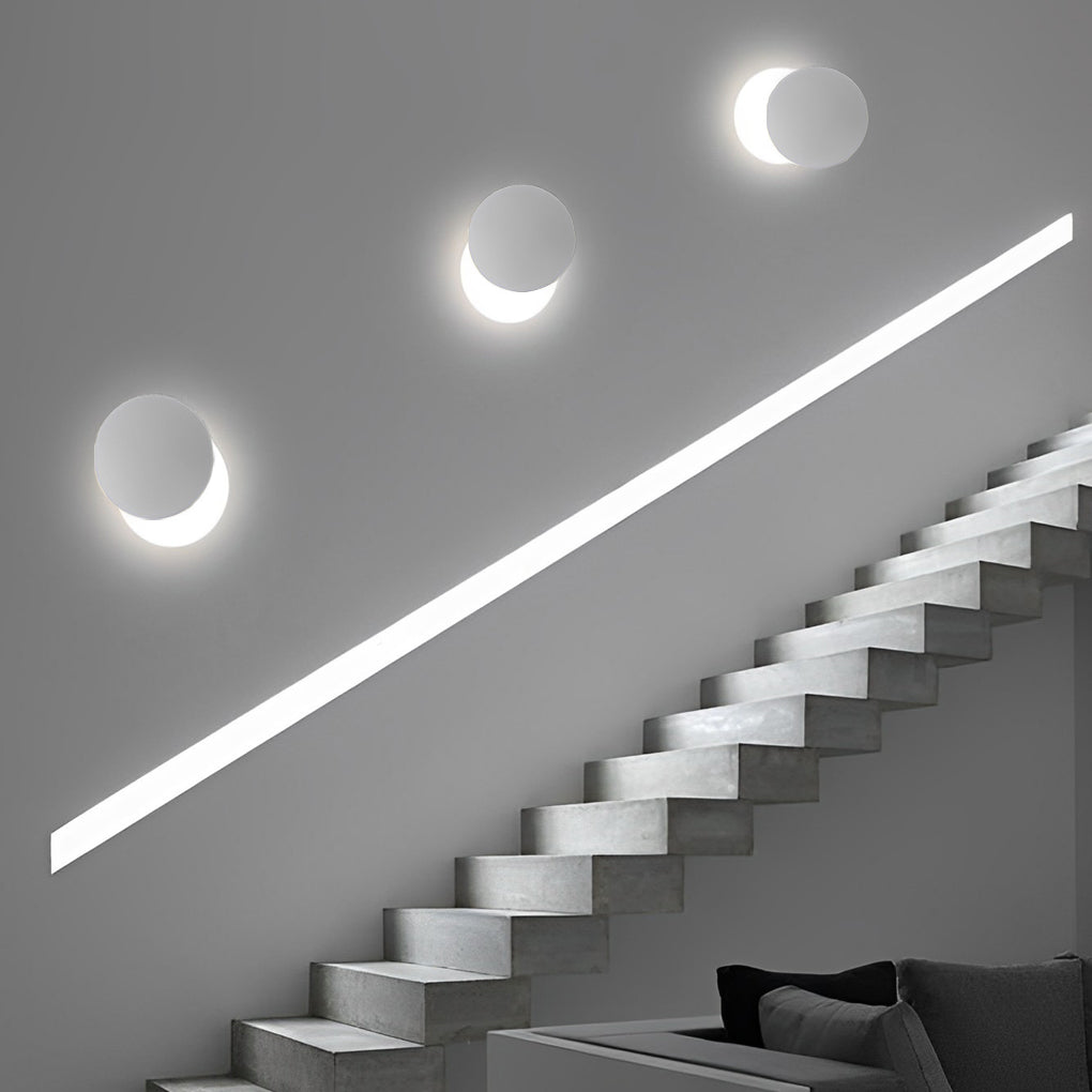 360 Rotatable Round LED Modern Decorative Wall Sconce