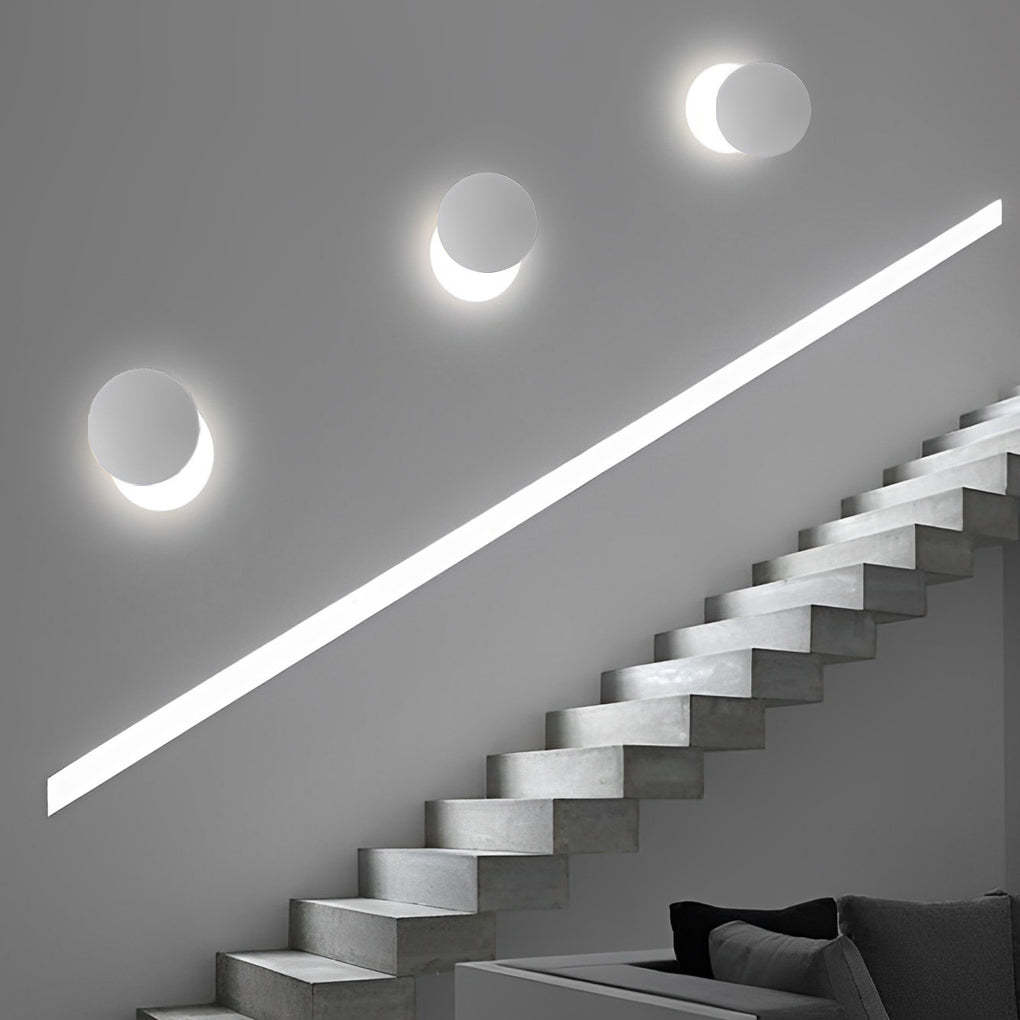 360 Rotatable Round LED Modern Decorative Wall Sconce