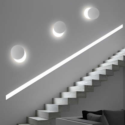 360 Rotatable Round LED Modern Decorative Wall Sconce