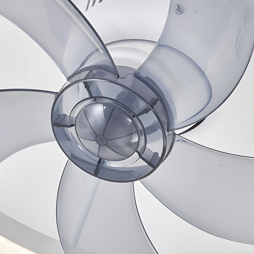 Round Stepless Dimming 360° Modern Ceiling Fan