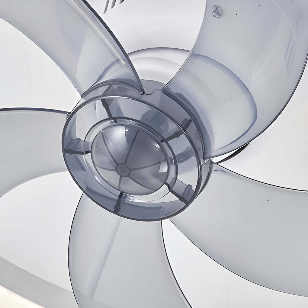 Round Stepless Dimming 360° Modern Ceiling Fan