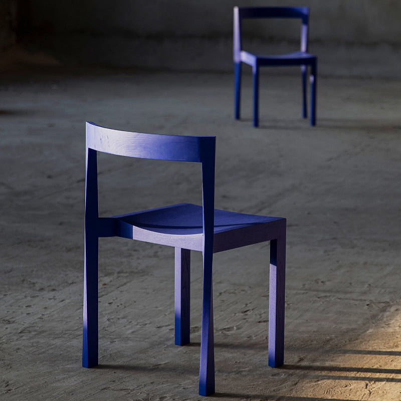 Minimalist Rectangular Wood Chair