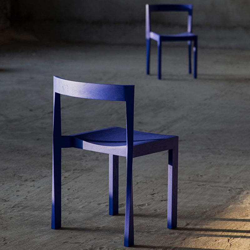 Minimalist Rectangular Wood Chair