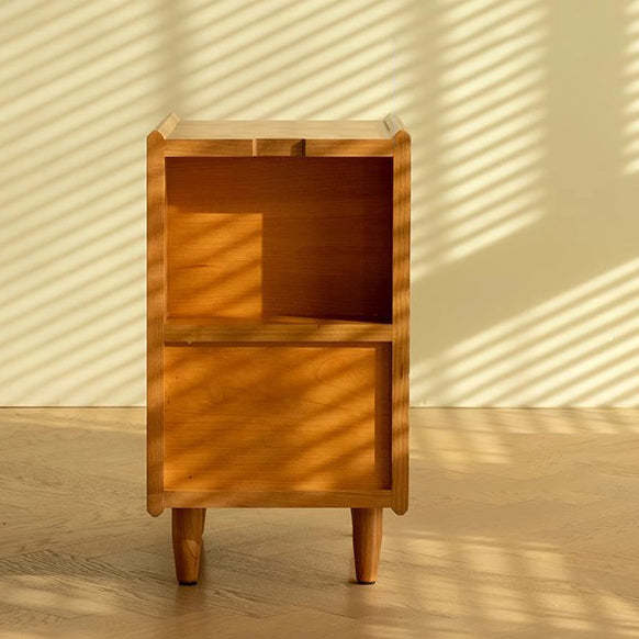 Japanese Wood 3-Drawer Nightstand
