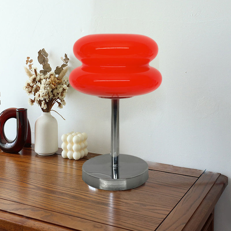 USB Glass Burger Warm Modern Table Lamp
