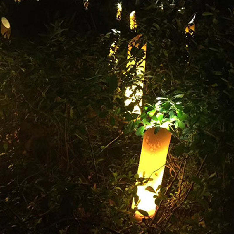 Solar Resin Bamboo LED Outdoor Landscape Light