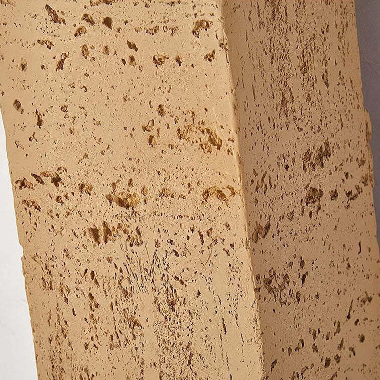Retro Wabi-Sabi Hand-Sculpted Column LED Sconce