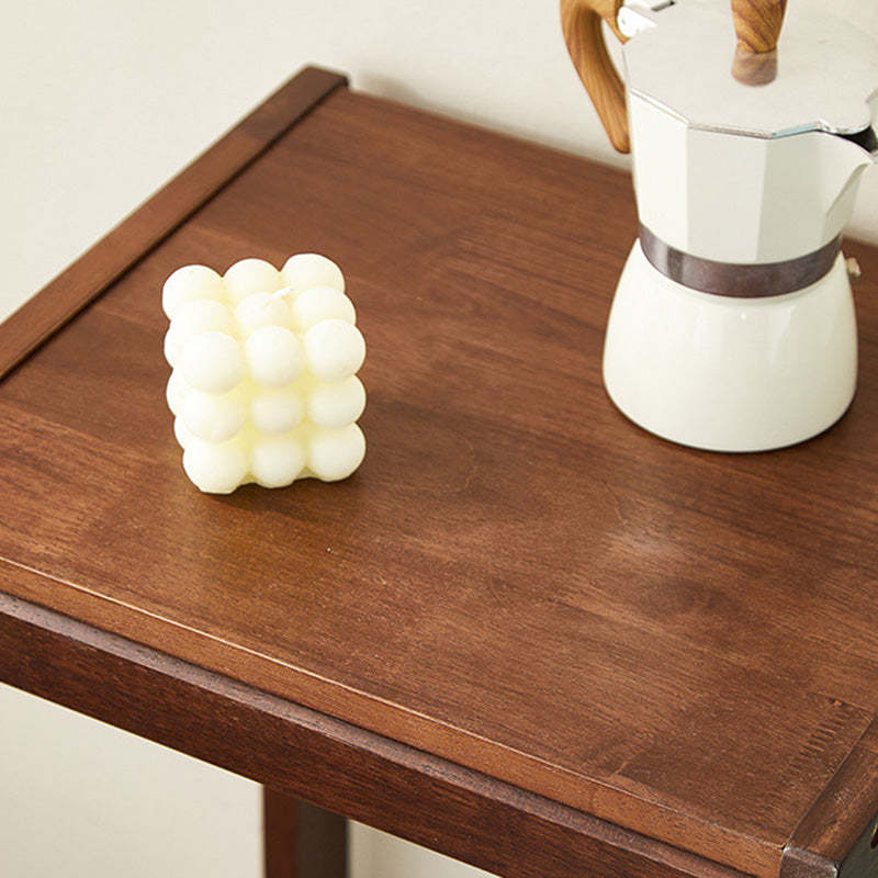 Minimalist Wood Side Table 2-Tier