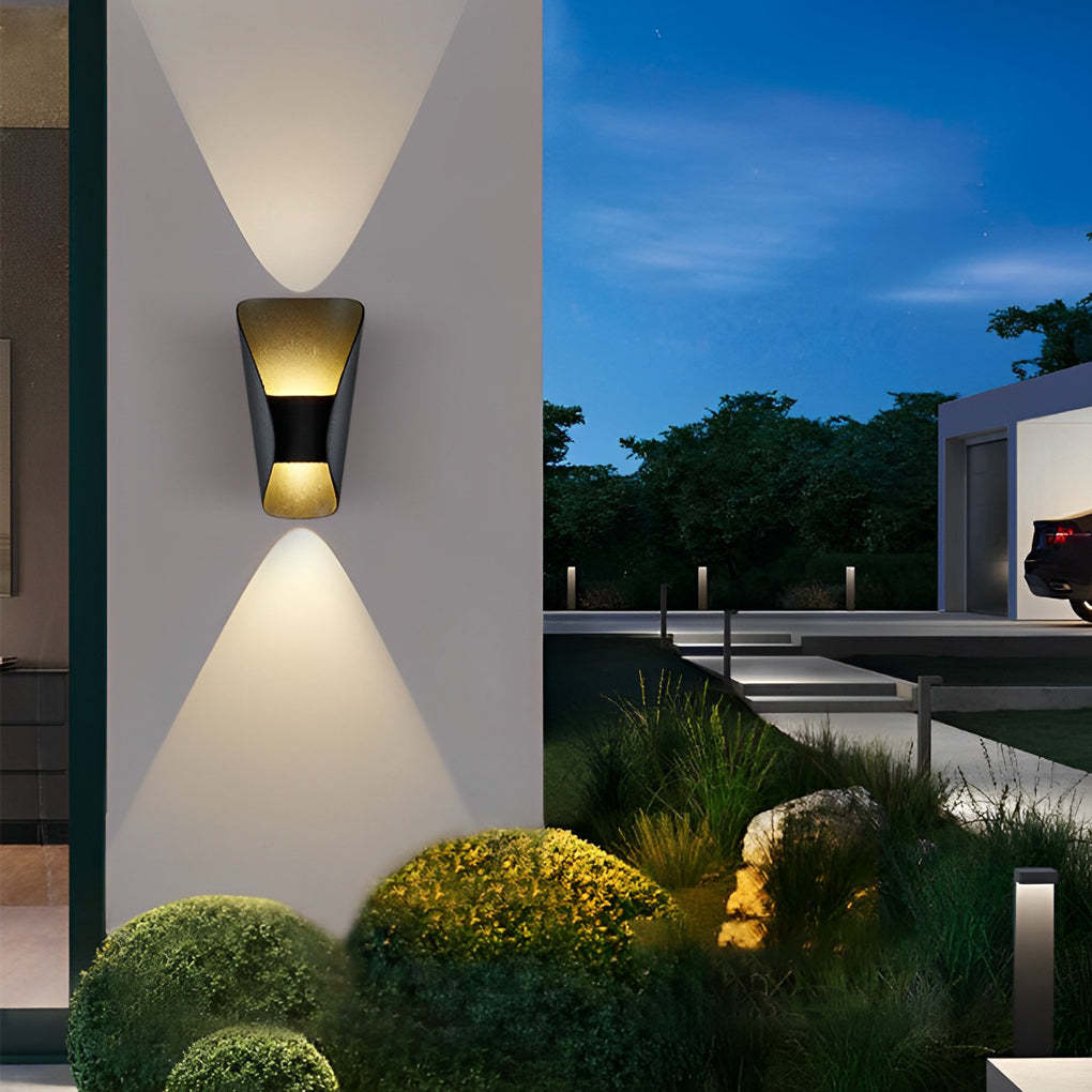 Unique Creative Up and Down Lights Outdoor Wall Lights Waterproof Wall Sconces Wall Lamp-Lighom