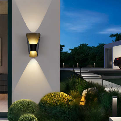Unique Creative Up and Down Lights Outdoor Wall Lights Waterproof Wall Sconces Wall Lamp-Lighom
