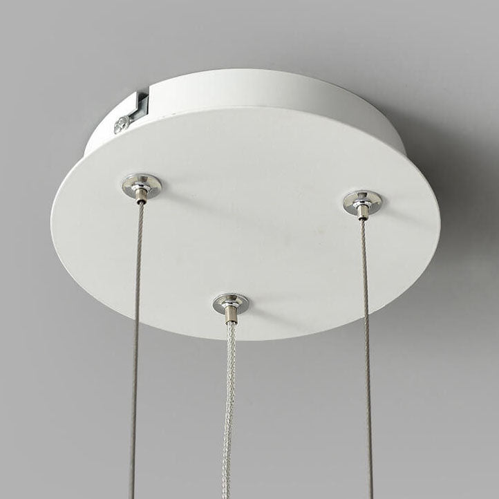 Modern Cloth Lotus Leaf LED Ceiling Light