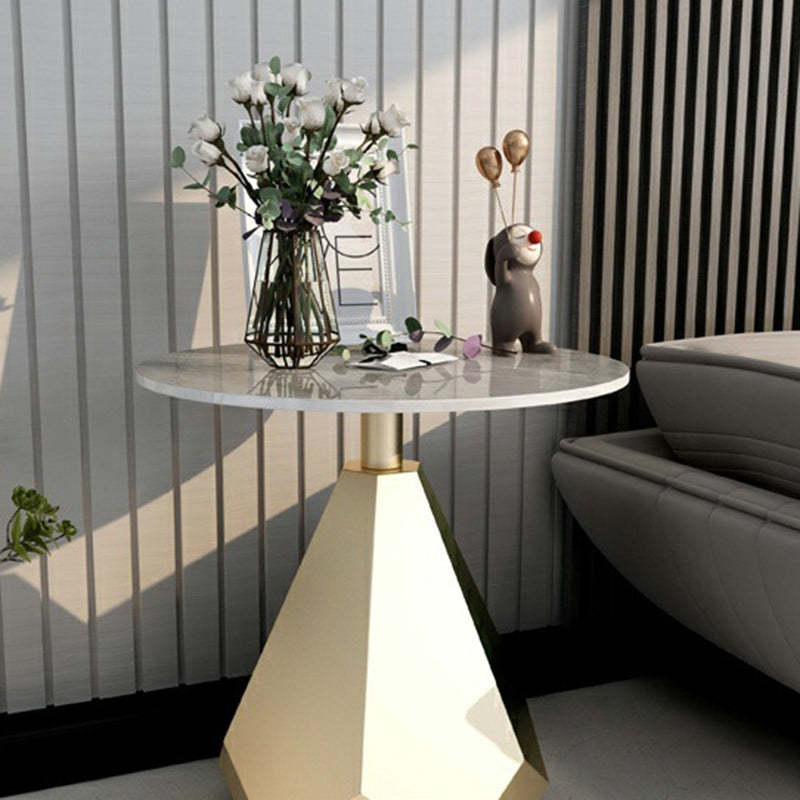 Contemporary Marble Sintered Stone Coffee Table