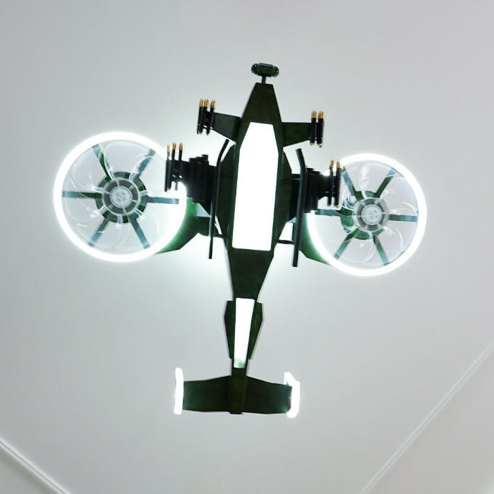 Modern Helicopter Mount Ceiling Fan Light