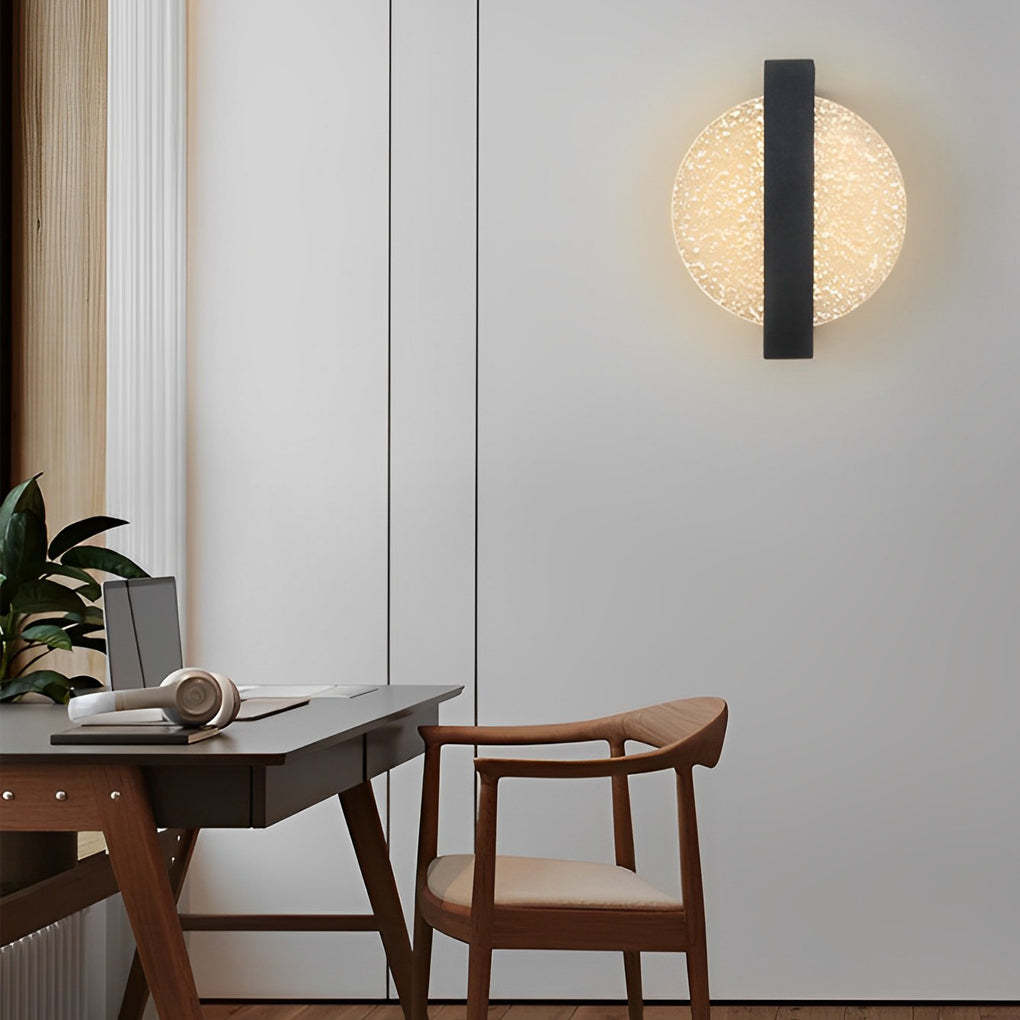 Round Square Semicircle Creative LED Nordic Bedside Wall Lamps Wall Lights-Lighom