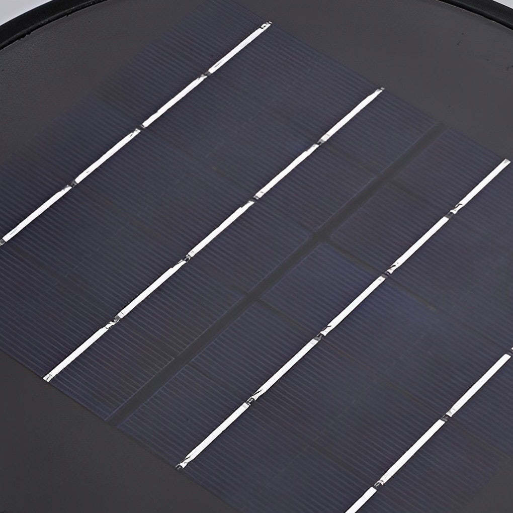 Round Waterproof Intelligent Light Control LED Solar Outdoor Lawn Lamp-Lighom