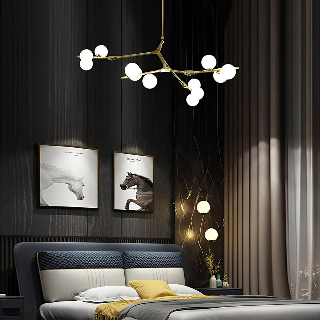 Nordic Minimalist Cluster Black and Gold