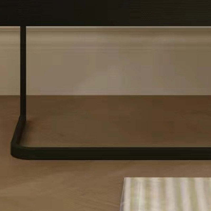 Minimalist Solid Wood Iron Nightstand